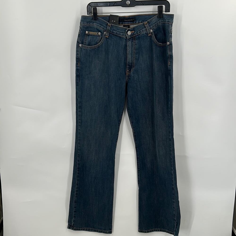 Calvin Klein Men's  Inland Denim Boot Cut Medium Wash NWT Jeans Size 33